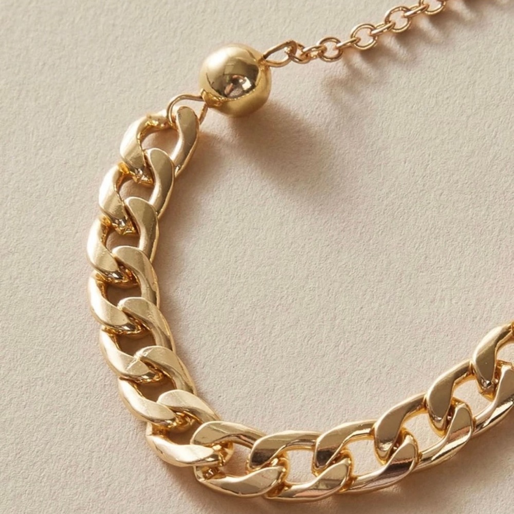 3/$30 💛 Adjustable Cuban Link Bracelet - Picture 4 of 4
